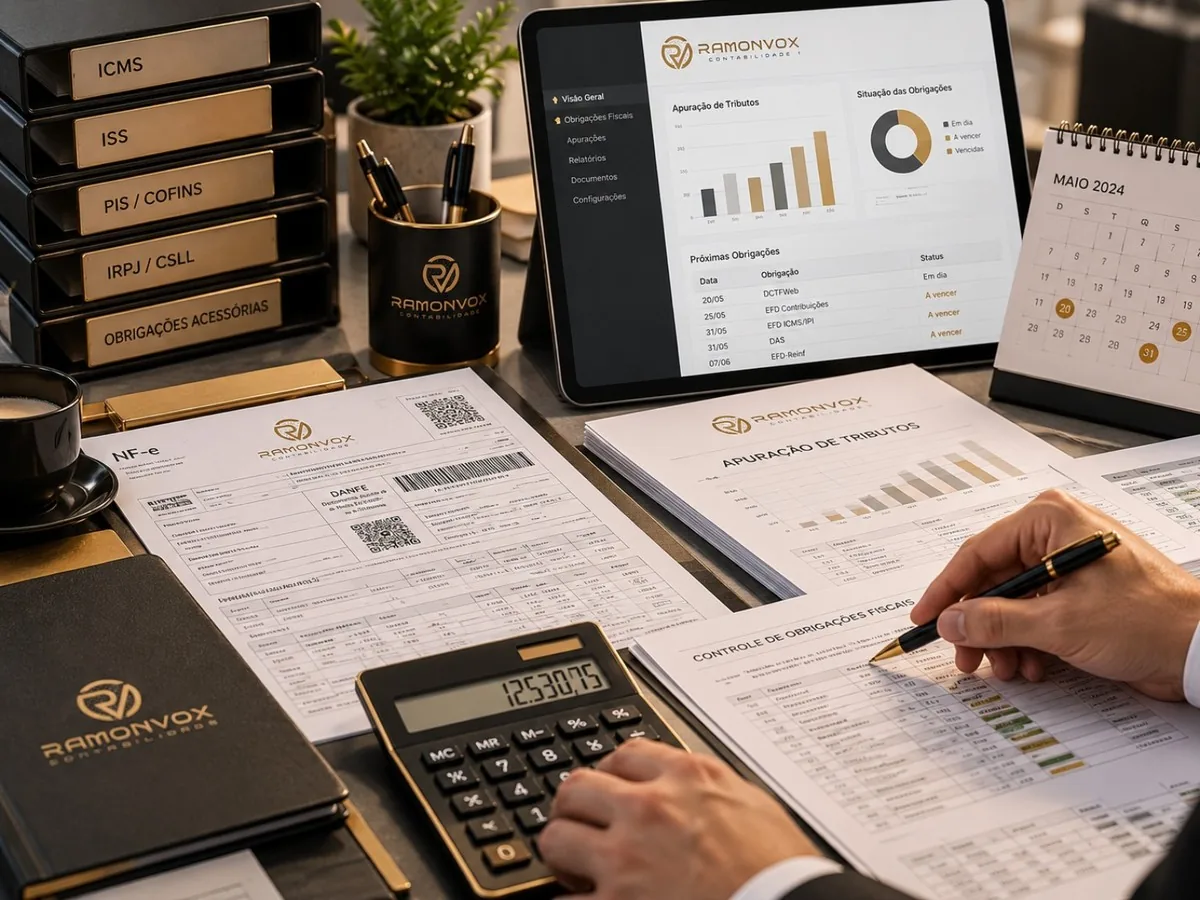Serviços fiscais e tributários para empresas - Ramonvox